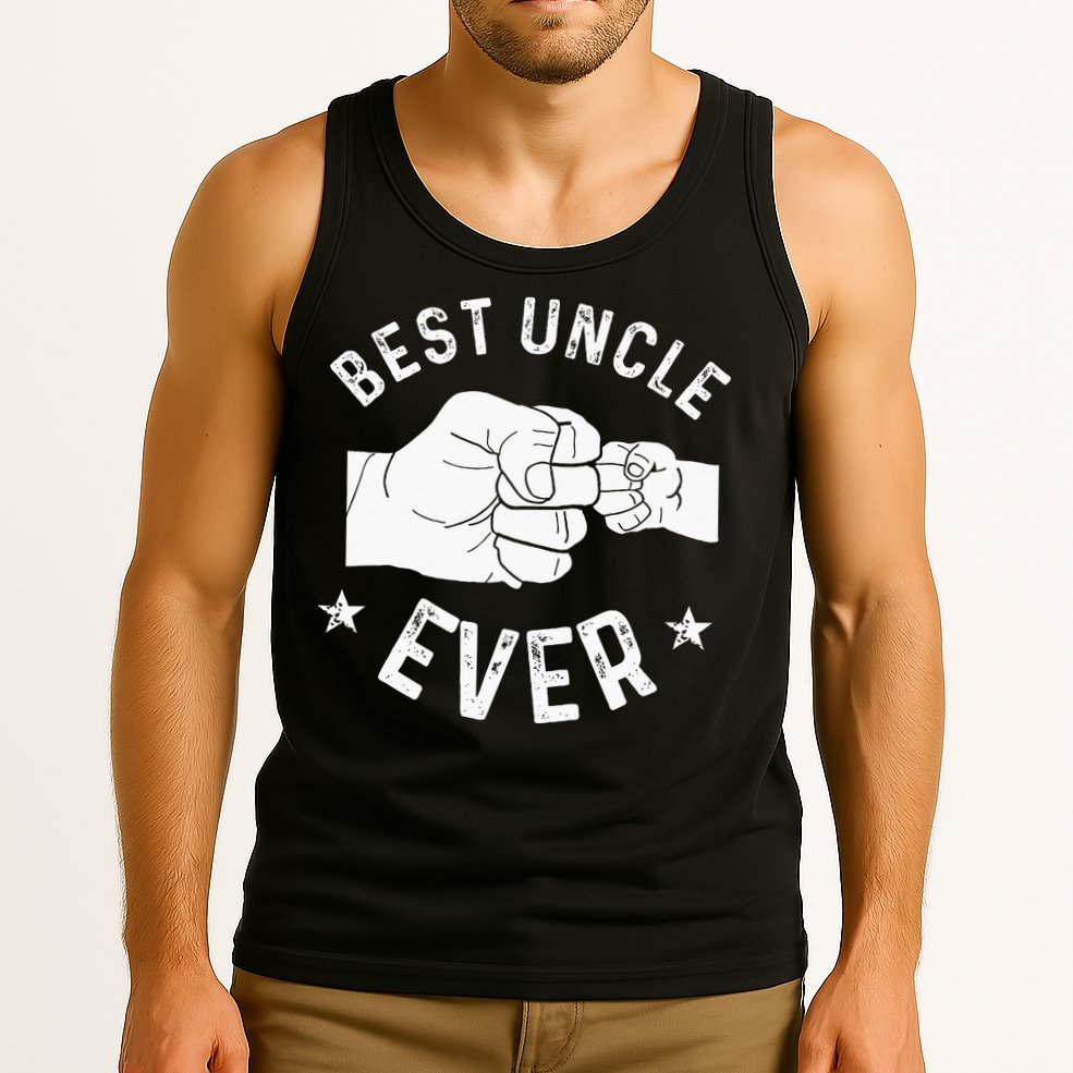 Funny Best Uncle Ever Fist Bump Tank Top