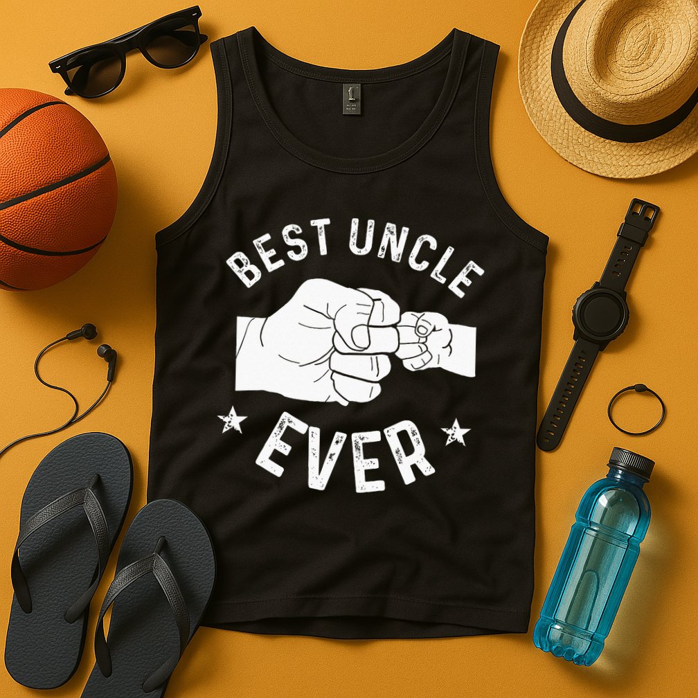 Funny Best Uncle Ever Fist Bump Tank Top