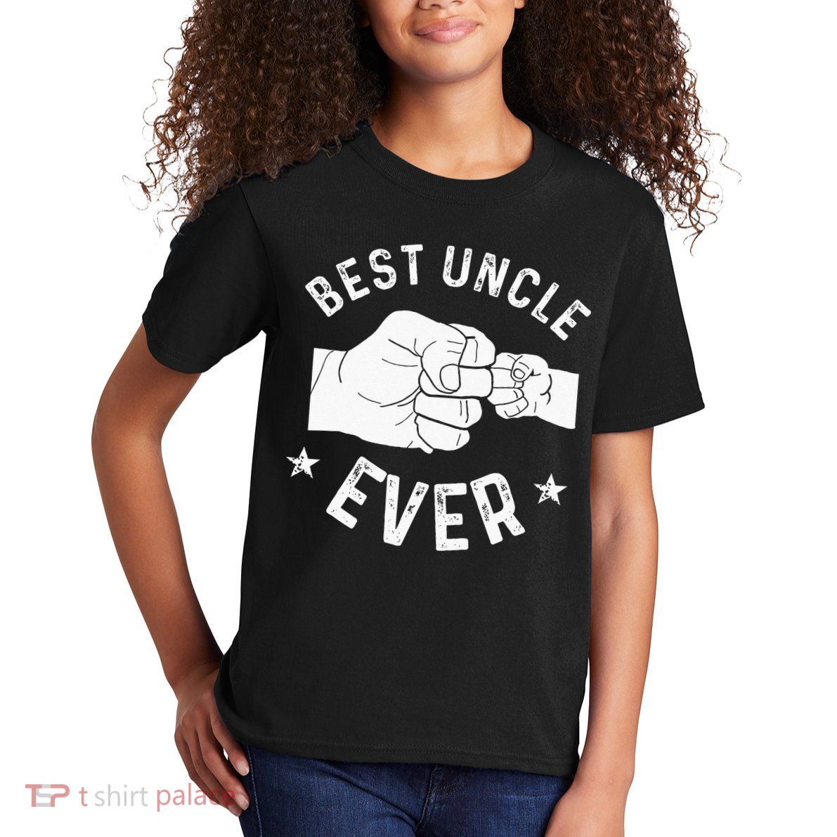 Funny Best Uncle Ever Fist Bump Kids T-Shirt
