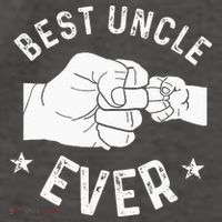 Funny Best Uncle Ever Fist Bump Vector Backpack