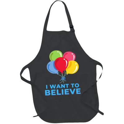 Funny Balloon UFO China Hoax Fake News Apron