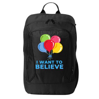 Funny Balloon UFO China Hoax Fake News City Backpack