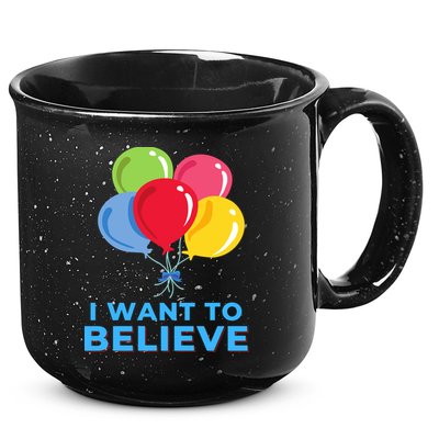 Funny Balloon UFO China Hoax Fake News 15oz Campfire Ceramic Mug