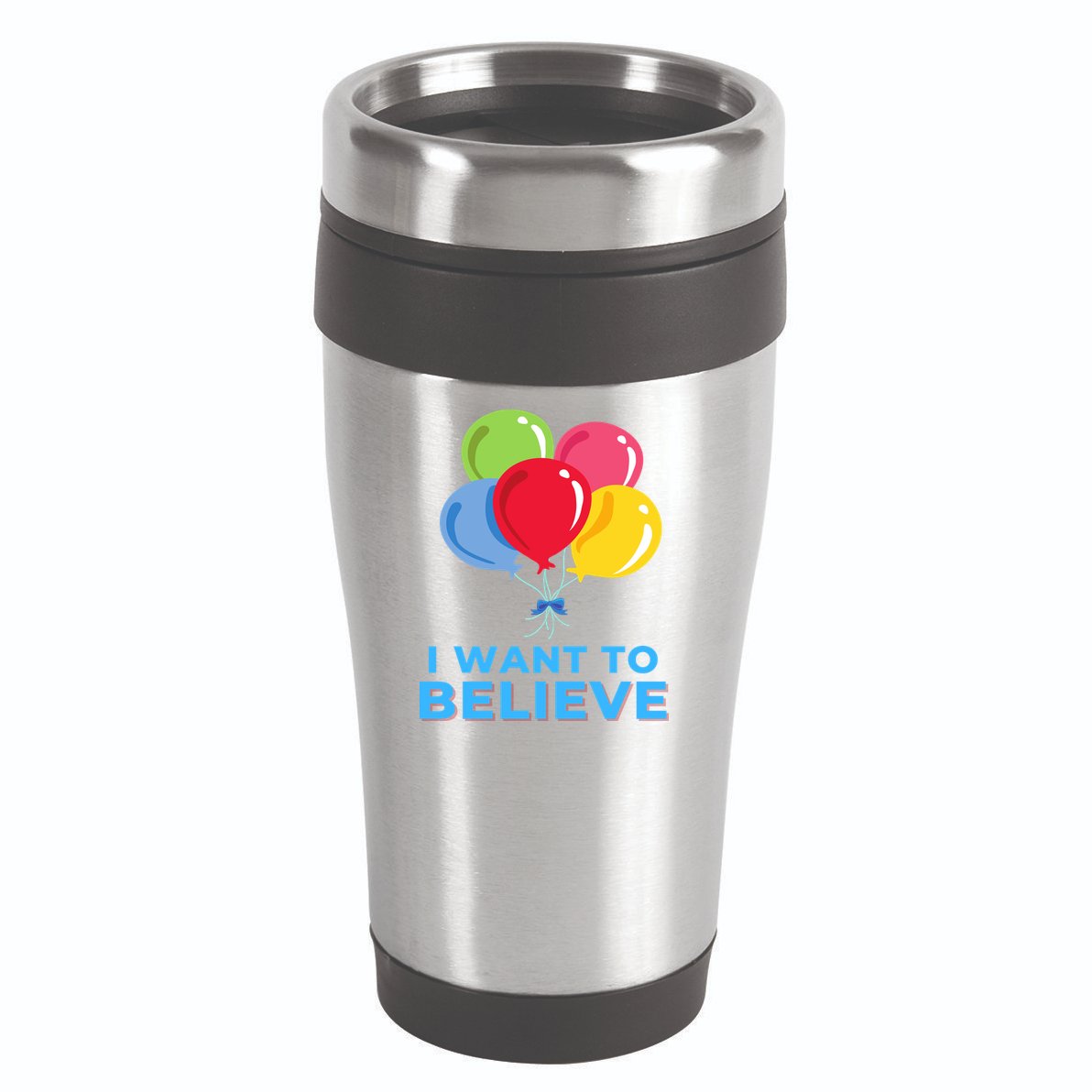 Funny Balloon UFO China Hoax Fake News 16oz Travel Tumbler
