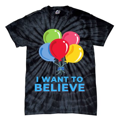 Funny Balloon UFO China Hoax Fake News Tie-Dye T-Shirt