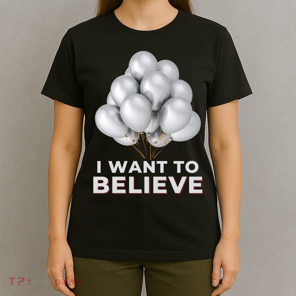 Funny Balloon UFO China Hoax Fake News T-Shirt