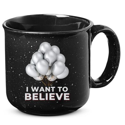 Funny Balloon UFO China Hoax Fake News 15oz Campfire Ceramic Mug