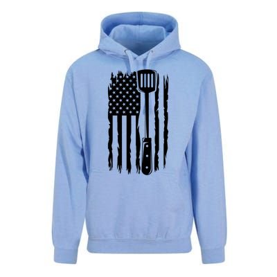 Funny Bbq Us Flag American Chef Grillfather Barbecue Grillin Gift Unisex Surf Hoodie