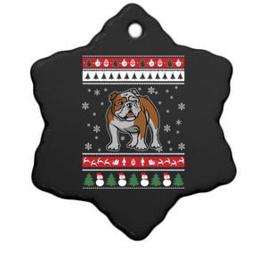 French Bulldog Ugly Christmas Funny Gift Funny Gift Ceramic Star Ornament