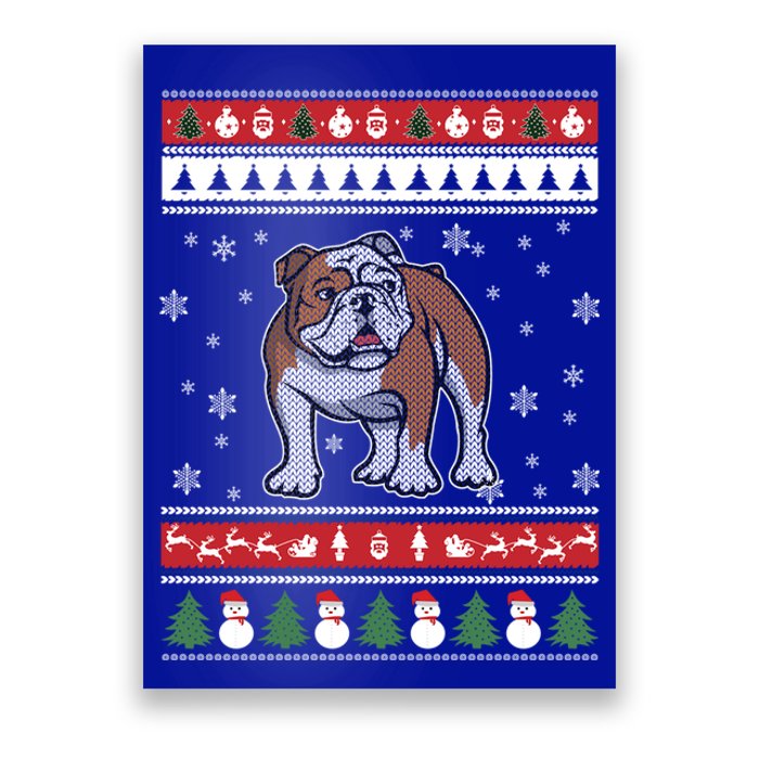 French Bulldog Ugly Christmas Funny Gift Funny Gift Poster