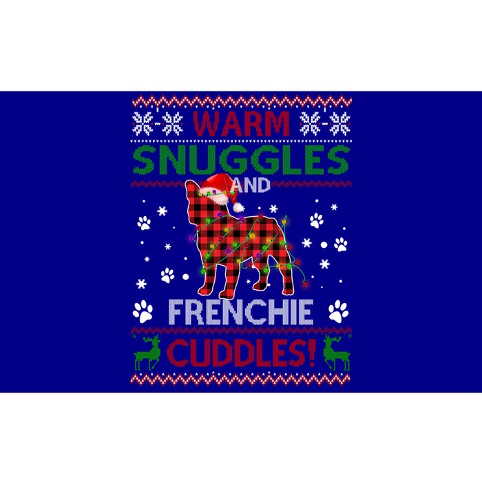 French Bulldog Ugly Christmas Sweater Xmas Pajama Dog Lover Gift Bumper Sticker