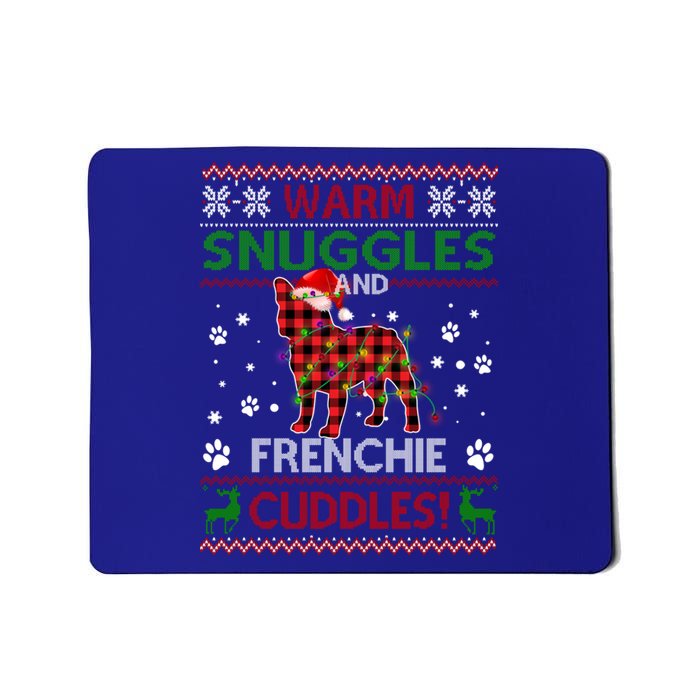 French Bulldog Ugly Christmas Sweater Xmas Pajama Dog Lover Gift Mousepad