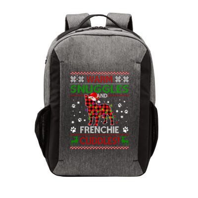 French Bulldog Ugly Christmas Sweater Xmas Pajama Dog Lover Gift Vector Backpack