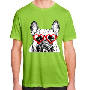 French Bulldog Valentines Day Frenchie Mom Dog Lover Gift Adult ChromaSoft Performance T-Shirt