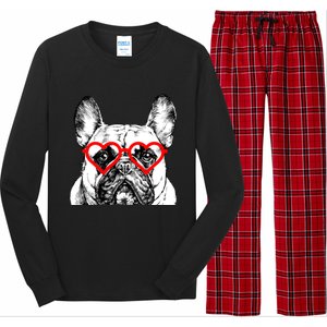 French Bulldog Valentines Day Frenchie Mom Dog Lover Gift Long Sleeve Pajama Set