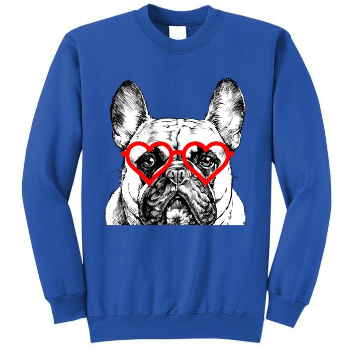 French Bulldog Valentines Day Frenchie Mom Dog Lover Gift Sweatshirt