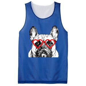 French Bulldog Valentines Day Frenchie Mom Dog Lover Gift Mesh Reversible Basketball Jersey Tank