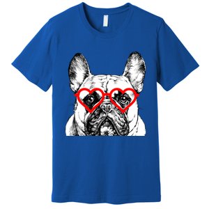 French Bulldog Valentines Day Frenchie Mom Dog Lover Gift Premium T-Shirt