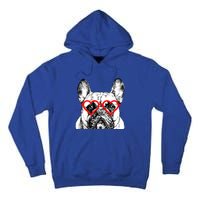 French Bulldog Valentines Day Frenchie Mom Dog Lover Gift Tall Hoodie