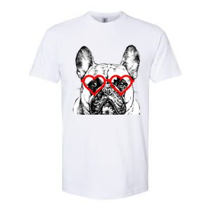 French Bulldog Valentines Day Frenchie Mom Dog Lover Gift Softstyle CVC T-Shirt