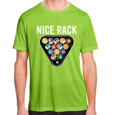 Funny Billiards Vintage 8 Ball Pool Player Nice Rack Great Gift Adult ChromaSoft Performance T-Shirt