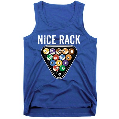 Funny Billiards Vintage 8 Ball Pool Player Nice Rack Great Gift Tank Top