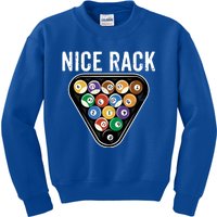 Funny Billiards Vintage 8 Ball Pool Player Nice Rack Great Gift Kids Sweatshirt