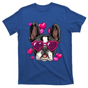 French Bulldog Valentines Day Gift Heart Dog Lover Gift T-Shirt