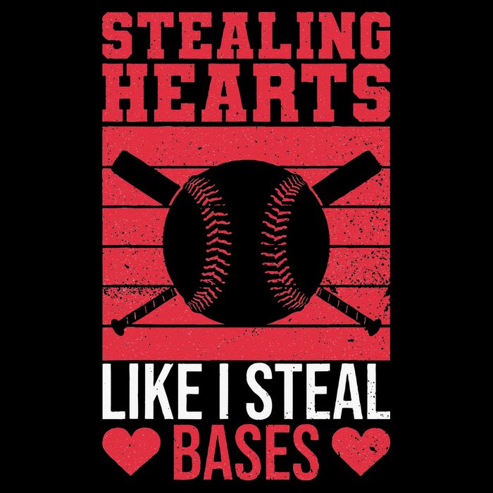Funny Baseball Valentines Stealing Hearts Like I Steal Bases Drawstring Bag