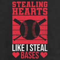 Funny Baseball Valentines Stealing Hearts Like I Steal Bases Hat