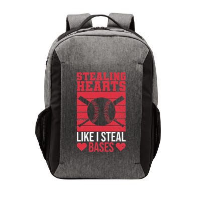 Funny Baseball Valentines Stealing Hearts Like I Steal Bases Vector Backpack