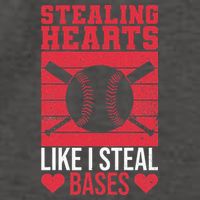 Funny Baseball Valentines Stealing Hearts Like I Steal Bases Vector Backpack