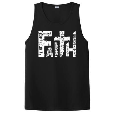 Faith Bible Verse Christian Quote PosiCharge Competitor Tank