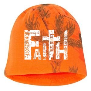 Faith Bible Verse Christian Quote Kati - Camo Knit Beanie