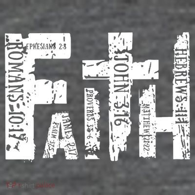Faith Bible Verse Christian Quote T-Shirt