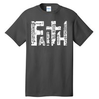 Faith Bible Verse Christian Quote Tall T-Shirt