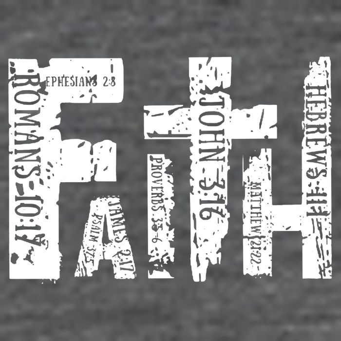 Faith Bible Verse Christian Quote Backpack