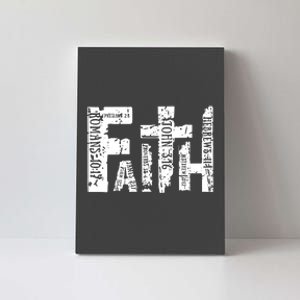 Faith Bible Verse Christian Quote Canvas