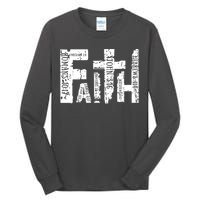 Faith Bible Verse Christian Quote Tall Long Sleeve T-Shirt