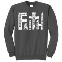 Faith Bible Verse Christian Quote Tall Sweatshirt