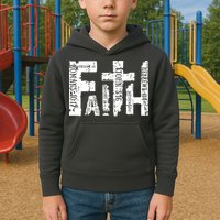 Faith Bible Verse Christian Quote Kids Hoodie