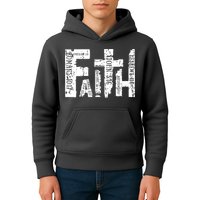 Faith Bible Verse Christian Quote Kids Hoodie