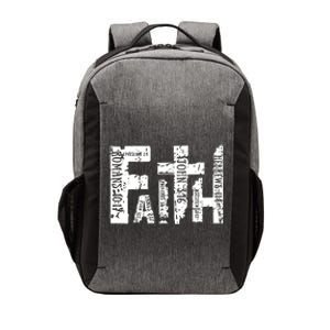 Faith Bible Verse Christian Quote Vector Backpack