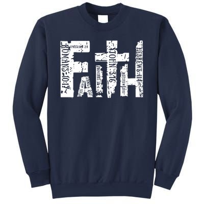 Faith Bible Verse Christian Quote Sweatshirt