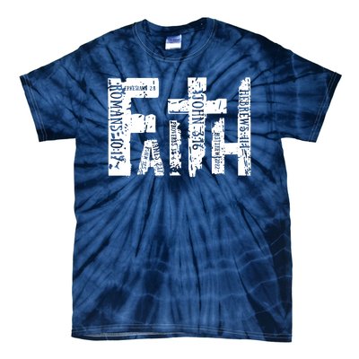 Faith Bible Verse Christian Quote Tie-Dye T-Shirt