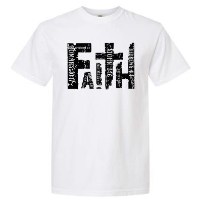 Faith Bible Verse Christian Quote Garment-Dyed Heavyweight T-Shirt