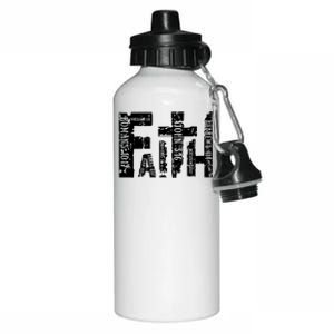 Faith Bible Verse Christian Quote Aluminum Water Bottle