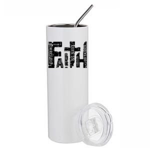 Faith Bible Verse Christian Quote Stainless Steel Tumbler