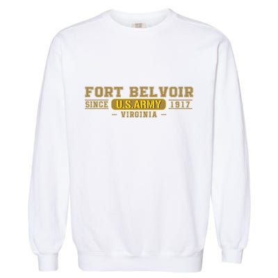 Fort Belvoir Virginia Army Base Garment-Dyed Sweatshirt