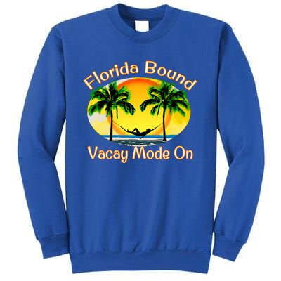 Florida Bound Vacay Mode On Funny Beach Summer Gift Sweatshirt